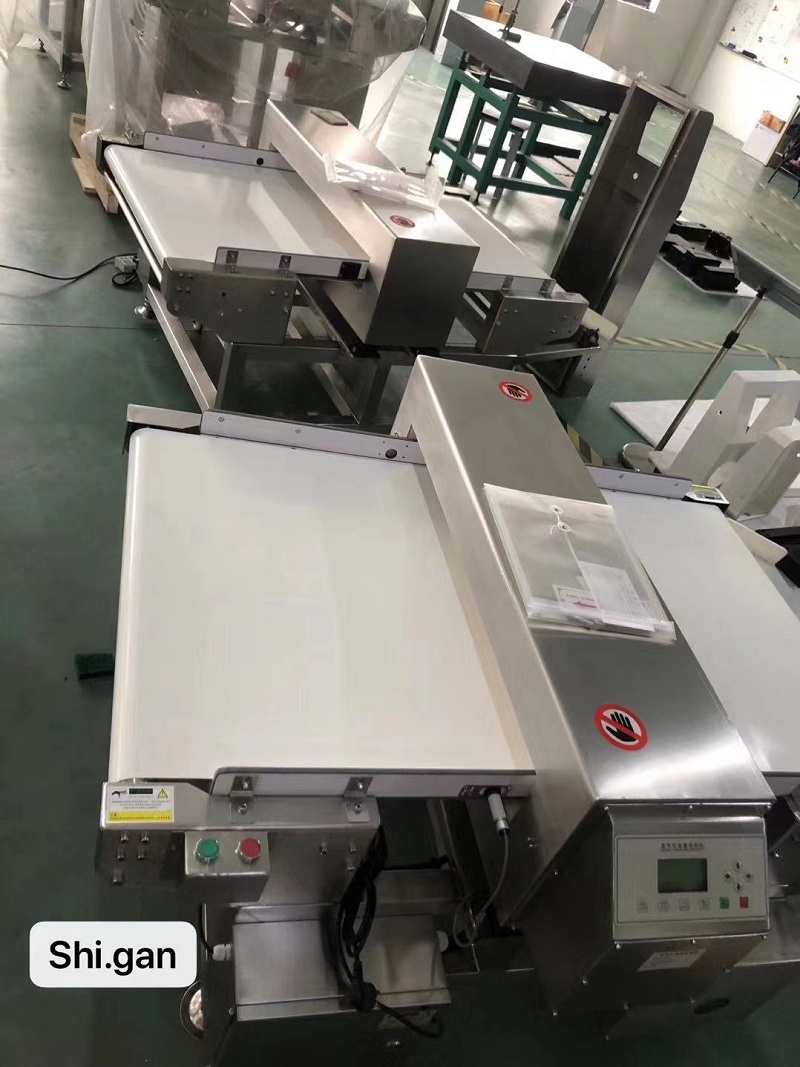 Industrial Conveyor Rejection Function Food Packaging Automatic Metal Detector