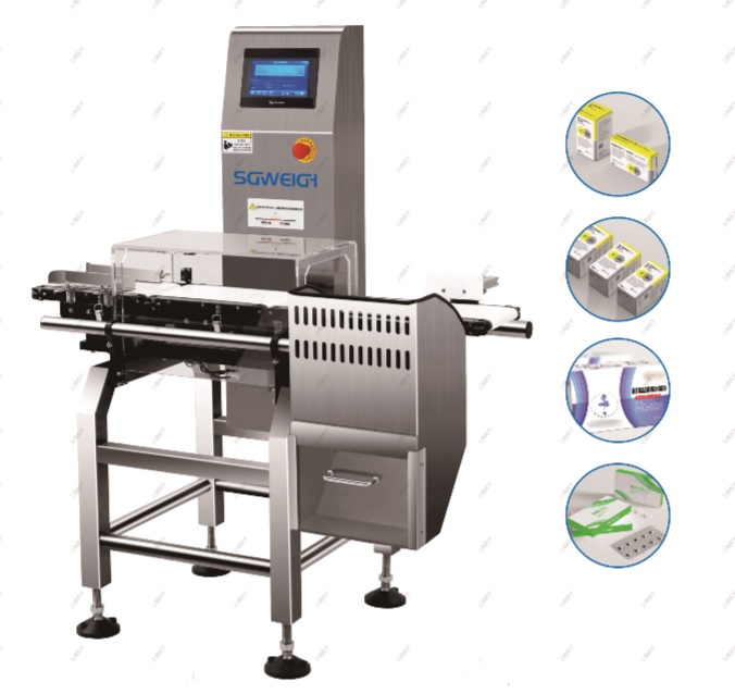 Dynamic In-Line Industrial Check Weighing Machine With Pneumatic Pushing Arm