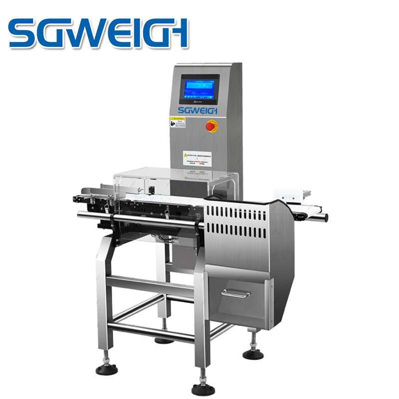 Single Product Online Weighing Check Weigher Food Industry Weight Inspection Machine