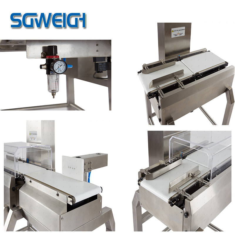 Single Product Online Weighing Check Weigher Food Industry Weight Inspection Machine