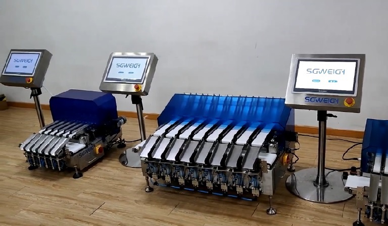 4/6/8/10/12 Lane Small Sachet Multi Line Mini Check Weigher Scale