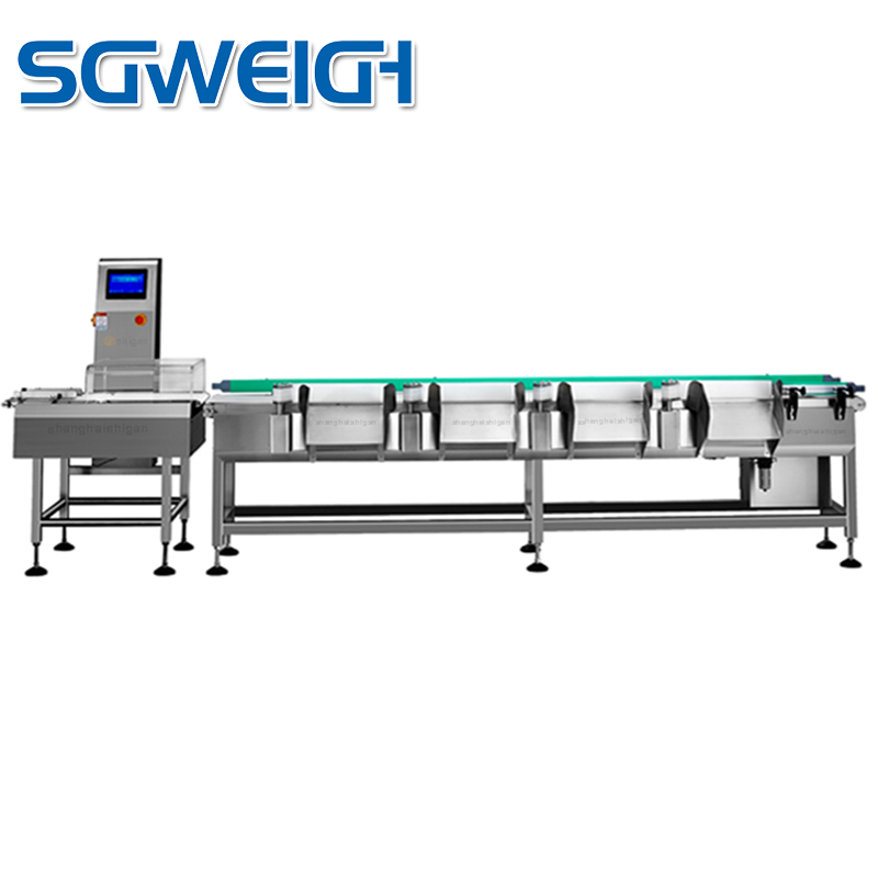 Shrimp/Aquatic Product Quality Classification Multi-Level Weight Sorting Checkweigher