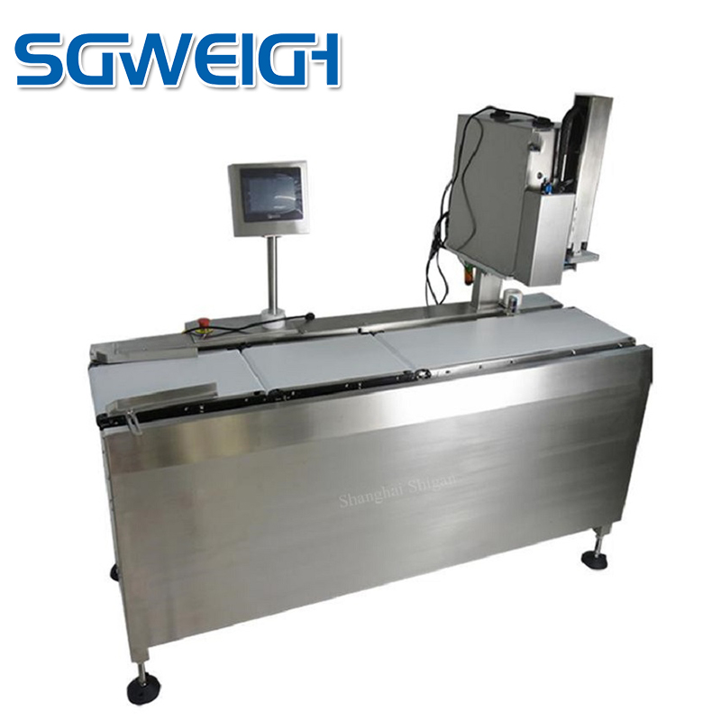 Dynamic Check Weigher Automatic Weighing Price Labeling Machine for Box