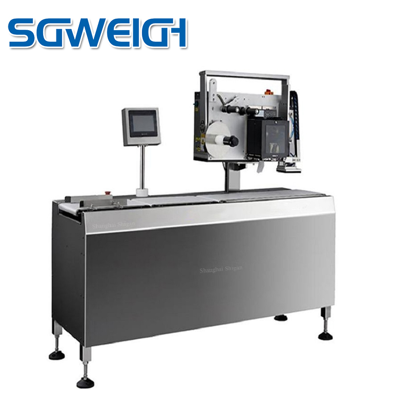 Flat Online Weighing Automatic Labeling Machine