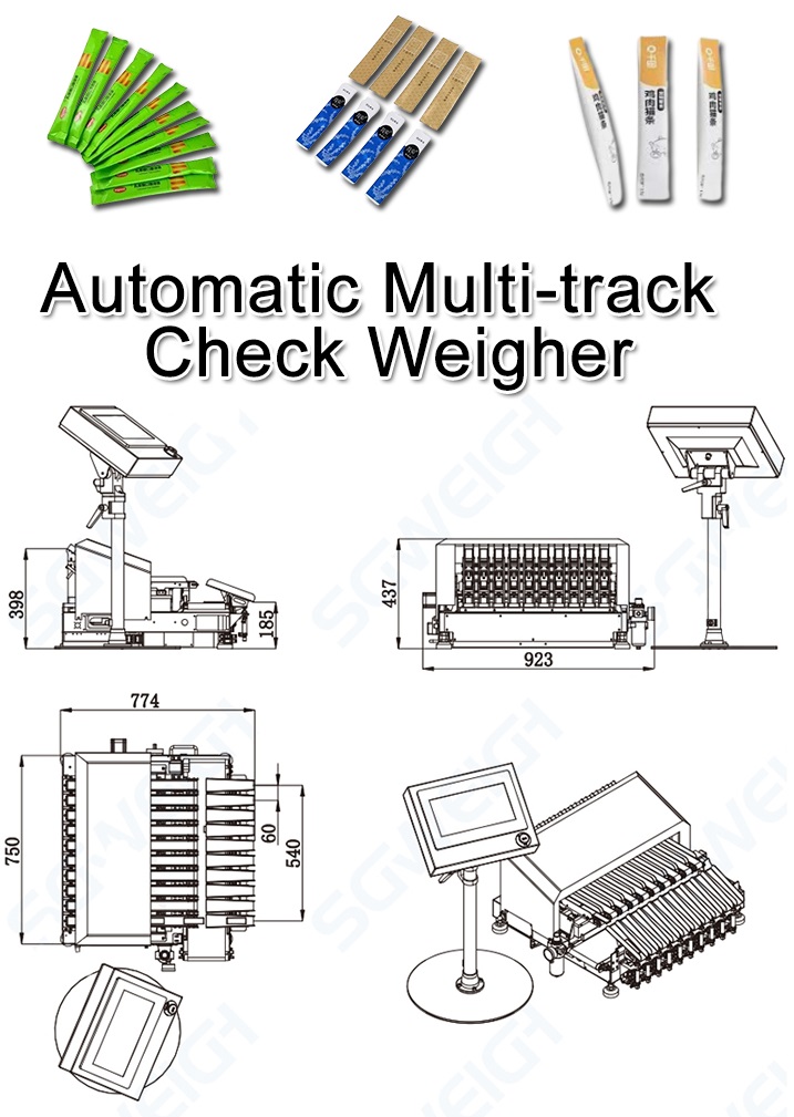 Multi Lane Automatic Weight Checker