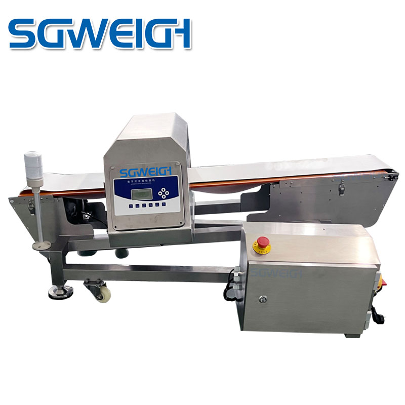 Non-Standard Customized Inclined Conveyor Belt Metal Detector Machine