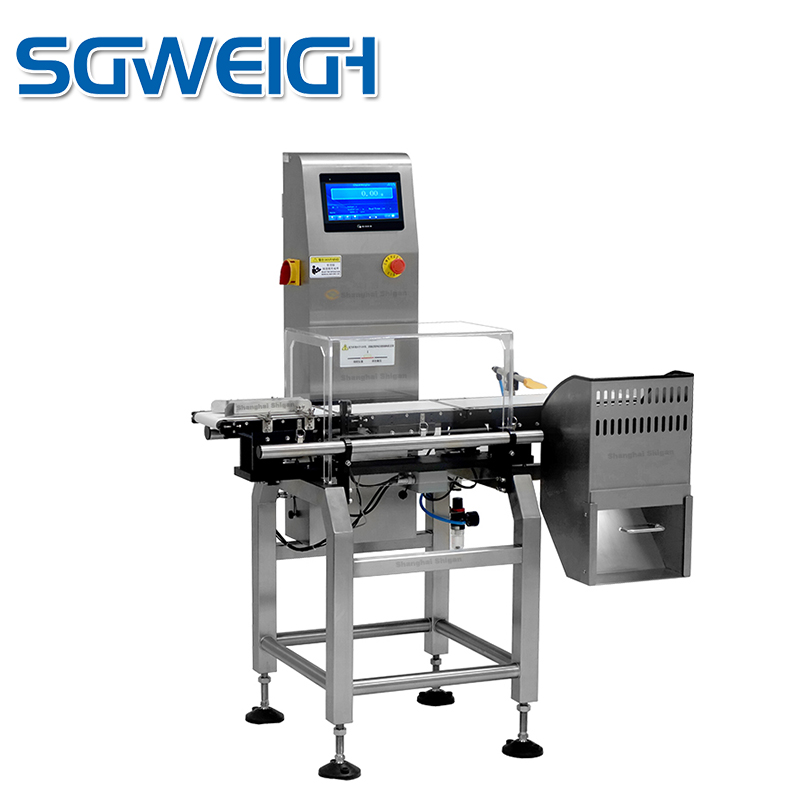 Dynamic In-Line Industrial Check Weighing Machine With Pneumatic Pushing Arm