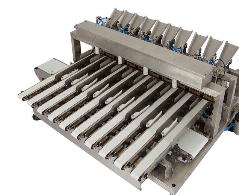 SG-6X Multi-Channel Small Bag Slide Check Weigher for Multi-Lane Stick Packing Machine