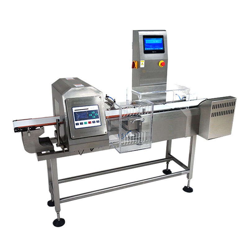 Metal Detector and Checkweigher Combo with Dual Rejection System