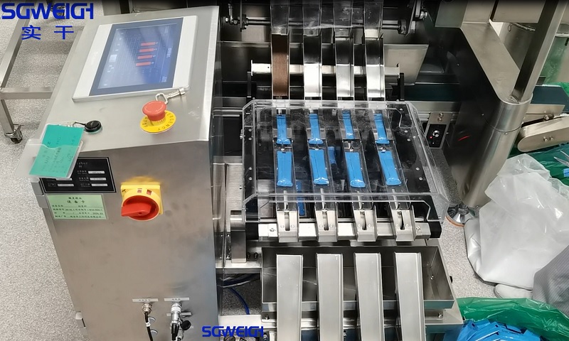 Stick Pack Food Weight Recheck 4 lines Checkweigher