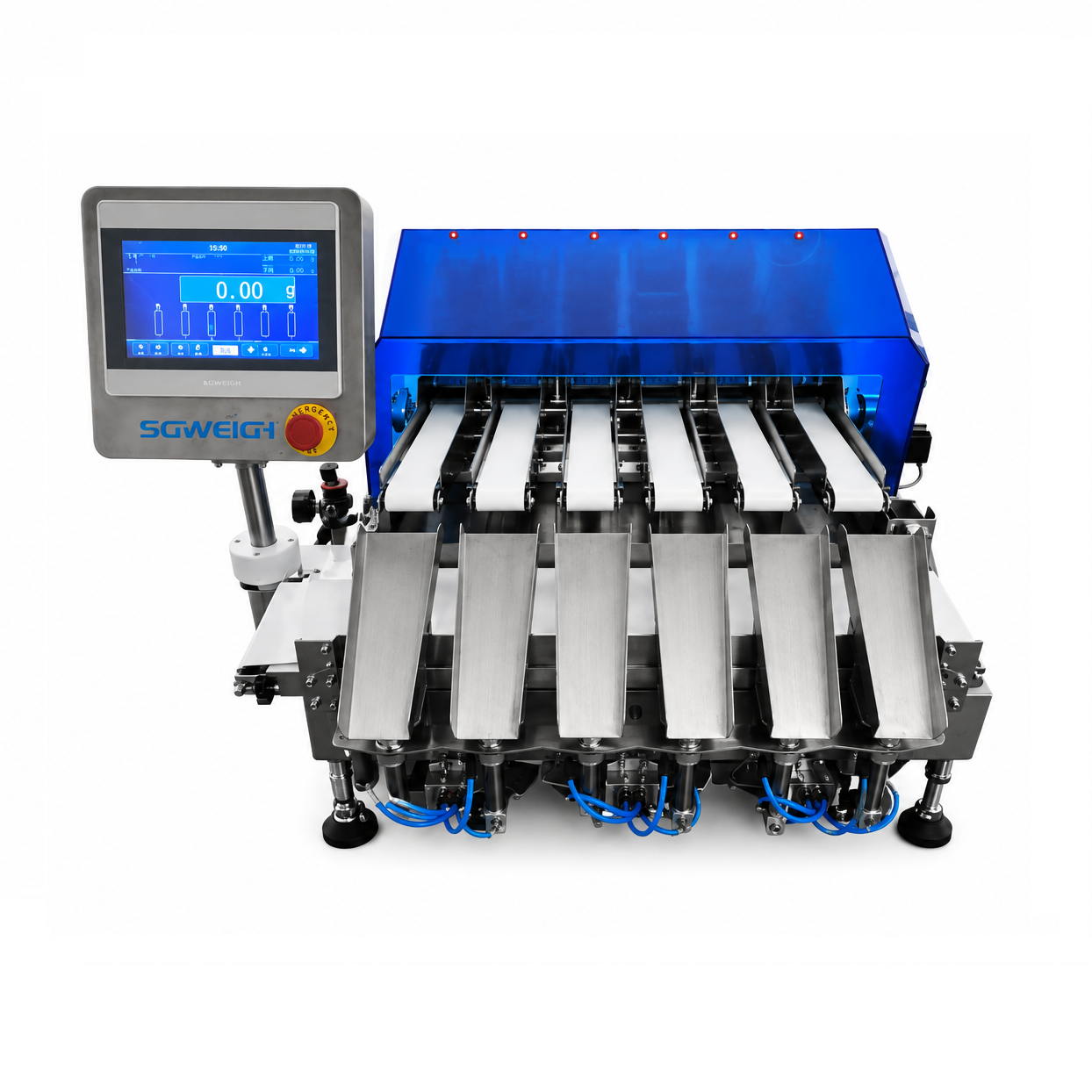 Six Lane Checkweigher