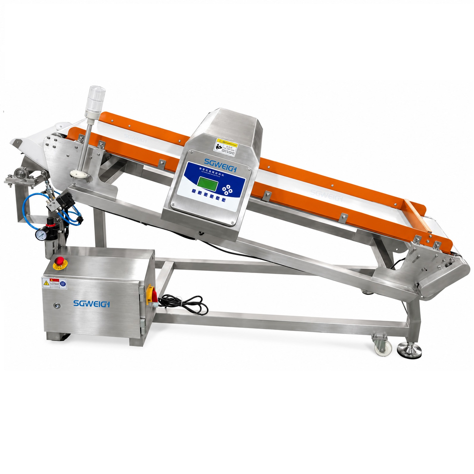 Inclined Metal Detector? Inclined metal detector for packaged products