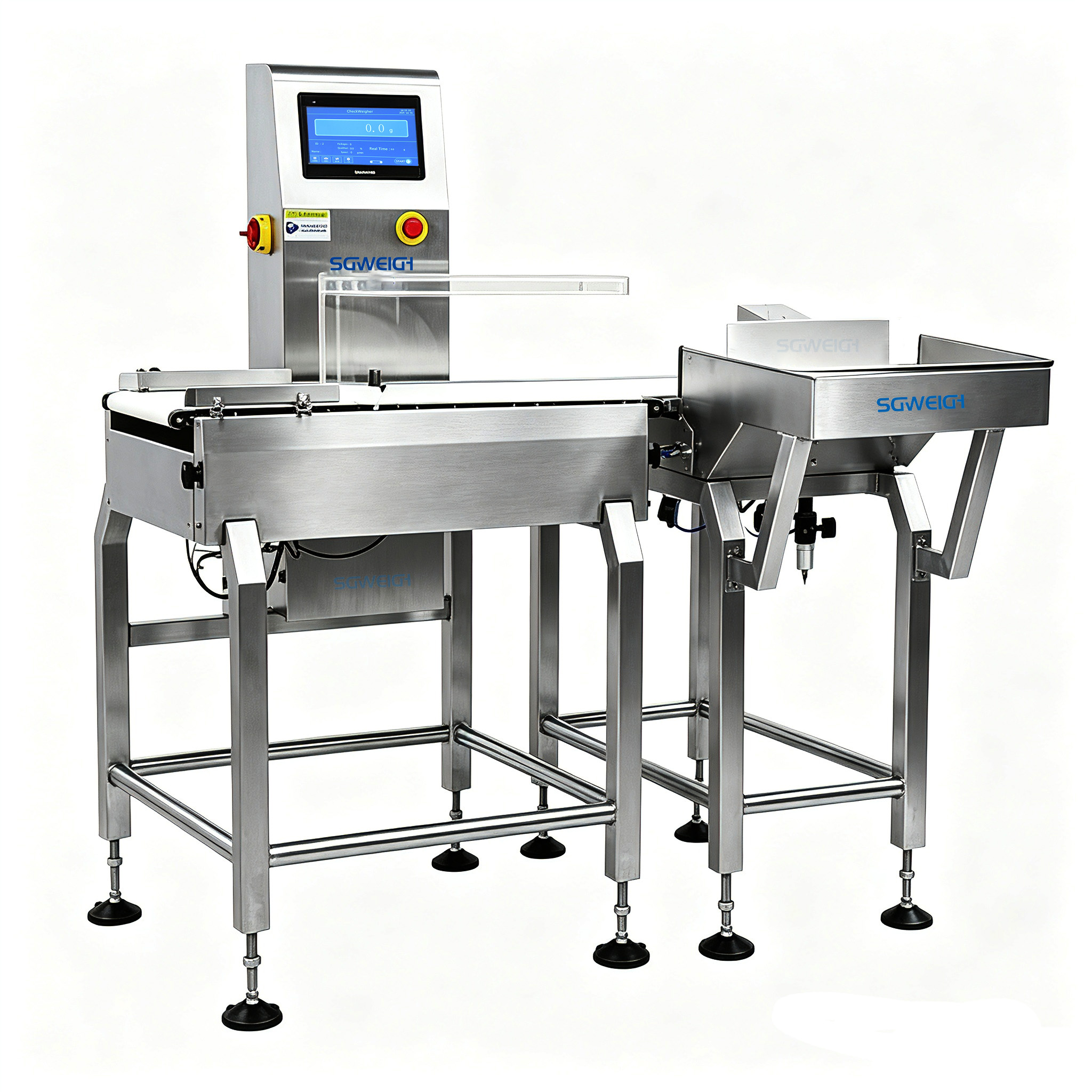 inline weighing machine for cosmetic packaging